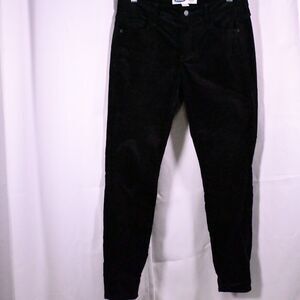 Old Navy Rockstar Velvet Super Skinny Jeans Black Women 6 31x28